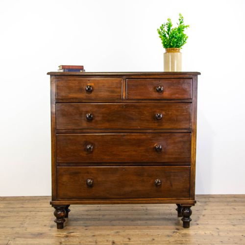 Large Antique Mahogany Chest of Drawers