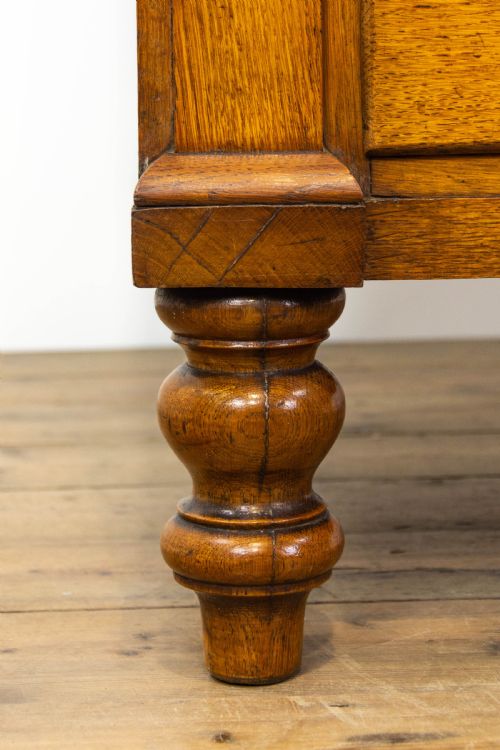 fig 2. Victorian Antique Oak Chest of Drawers