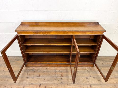 fig 1. Antique Glazed Walnut Bookcase