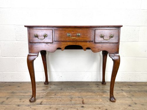 fig 6. Antique Georgian Country Mahogany Side Table