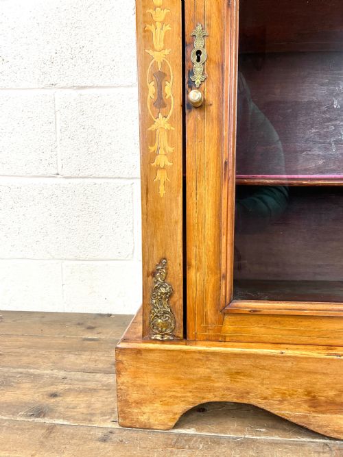 fig 2. Antique Victorian Walnut Cabinet