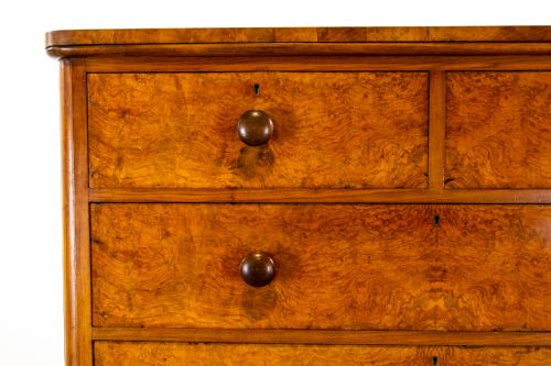 fig 2. Large Victorian Walnut Chest of Drawers
