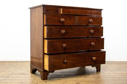 fig 2. Antique Mahogany Chest of Drawers