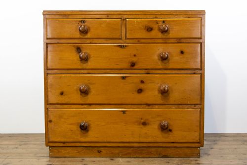 fig 2. Antique Pine Chest of Drawers