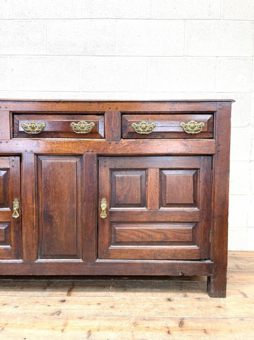 fig 2. Antique Welsh Oak Dresser Base