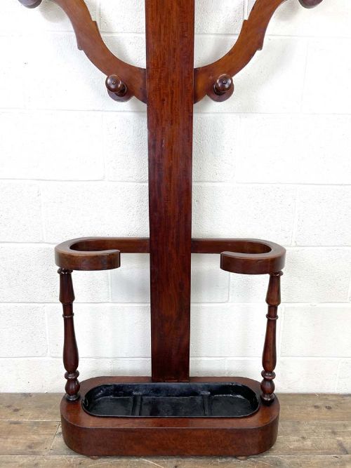 fig 1. Antique Mahogany Tree Shaped Hall Stand
