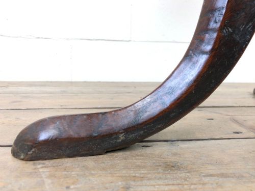 fig 2. Antique Oak Georgian Tilt Top Table