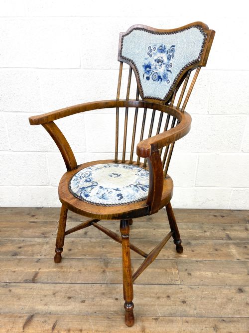 fig 2. Antique Edwardian Armchair