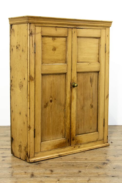 fig 1. Victorian Antique Pine Cupboard
