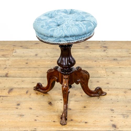 fig 1. Victorian Rise and Fall Piano Stool