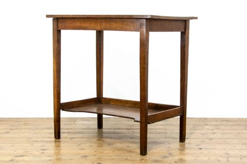 fig 2. Antique Oak Two Tier Side Table