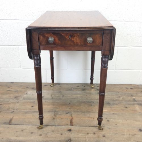 Small Antique Georgian Mahogany Pembroke Table