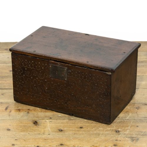 17th Century Welsh Oak Box