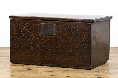 fig 1. 17th Century Welsh Oak Box