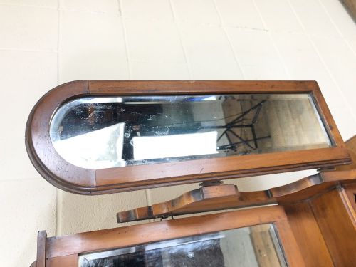 fig 2. Antique Satin Walnut Dressing Table Chest