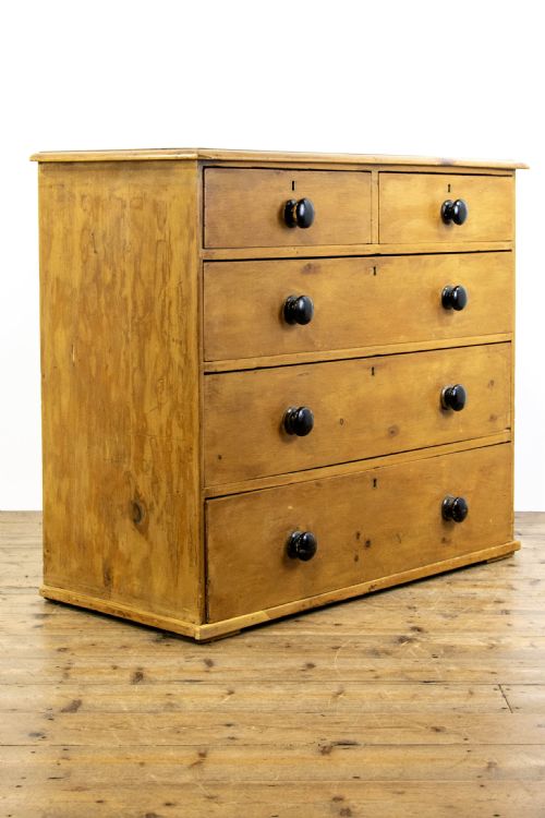 fig 2. Antique Pine Chest of Drawers