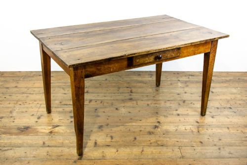 fig 2. Rustic Pine Farmhouse Table