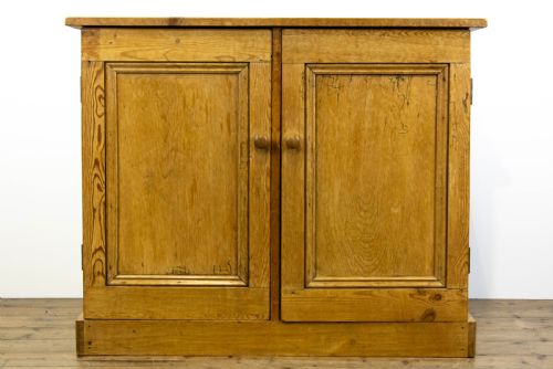 fig 1. Antique Pine Two Door Cupboard