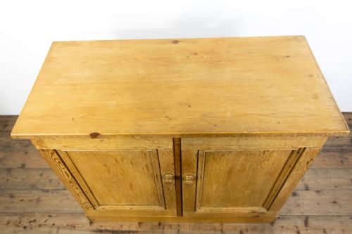 fig 2. Antique Pine Two Door Cupboard