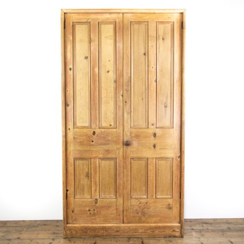 Antique Pine School Cupboard