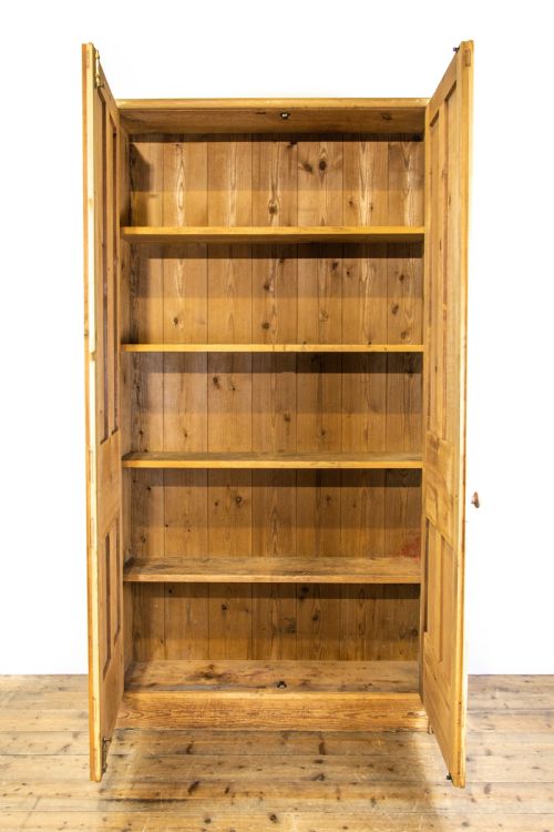 fig 2. Antique Pine School Cupboard