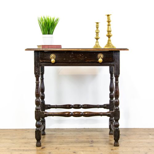 Antique 18th Century Elm Side Table