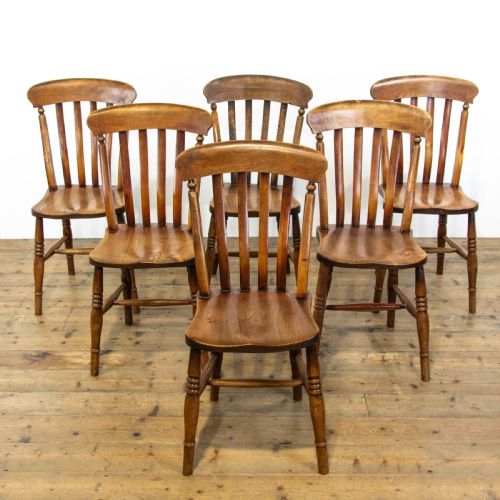 Set of Six Farmhouse Kitchen Chairs