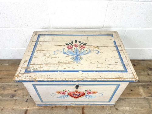 fig 2. Antique Floral Painted Chest