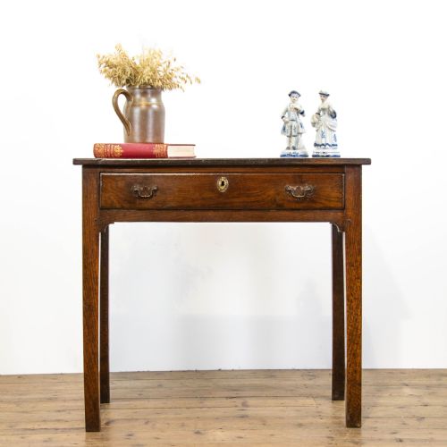 Antique Oak Lowboy Side Table