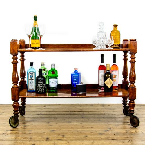 fig 1. Victorian Two Tier Drinks Trolley