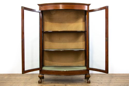 fig 2. Edwardian Mahogany Inlaid Glass Display Cabinet