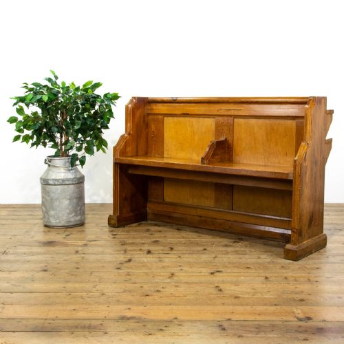 fig 1. Antique Pine Church Pew