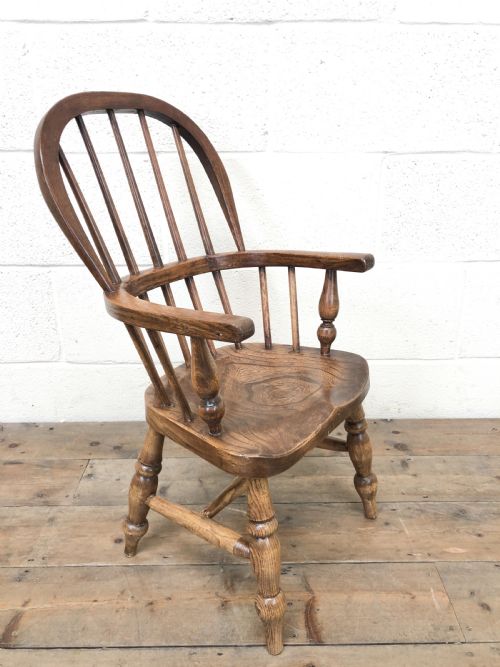 fig 2. Antique Child’s Windsor Armchair