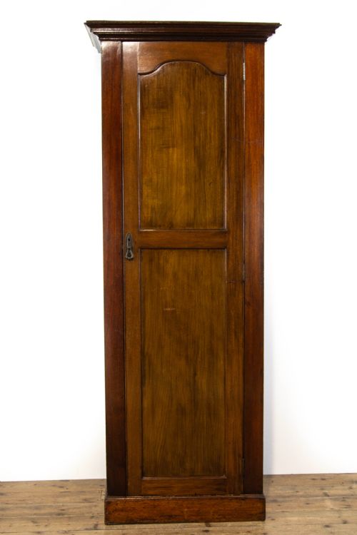 fig 1. Antique Single Door Mahogany Wardrobe