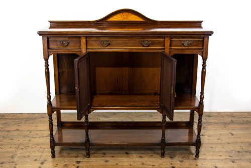 fig 2. Edwardian Mahogany Marquetry Side Cabinet