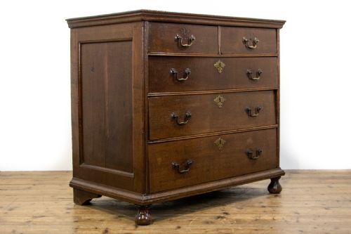 fig 2. 18th Century Oak Chest of Drawers