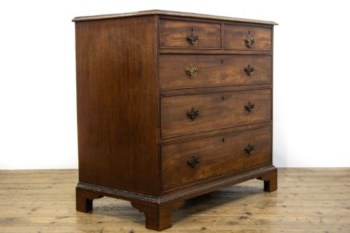 fig 2. Antique Georgian Mahogany Chest of Drawers