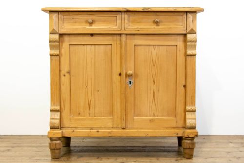 fig 1. Antique Pine Two Door Cupboard