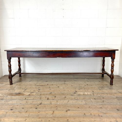 Antique French Fruitwood Farmhouse Table