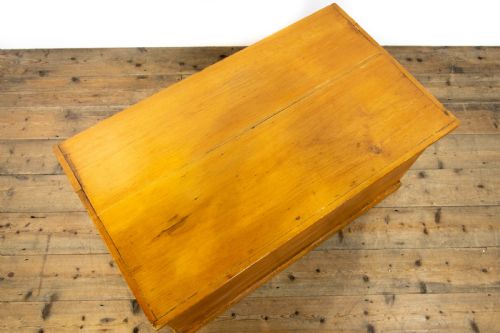 fig 1. Antique Pine Trunk or Blanket Box