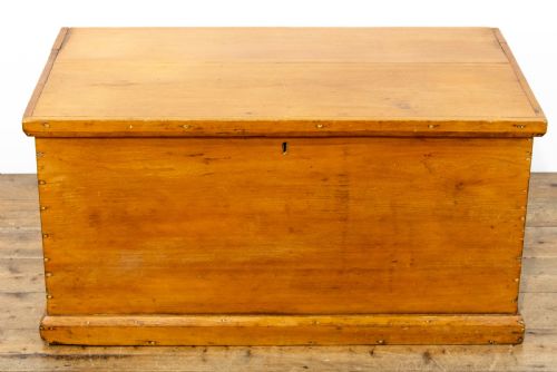 fig 2. Antique Pine Trunk or Blanket Box