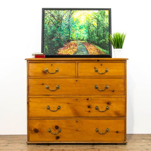 fig 1. Victorian Pine Chest of Drawers
