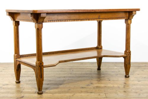 fig 1. Antique Oak Aesthetic Movement Table