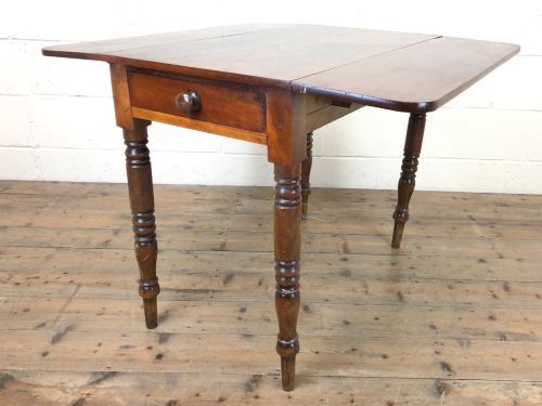 fig 1. Antique Victorian Mahogany Pembroke