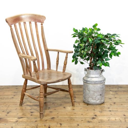 fig 1. Antique Ash and Elm Windsor Armchair