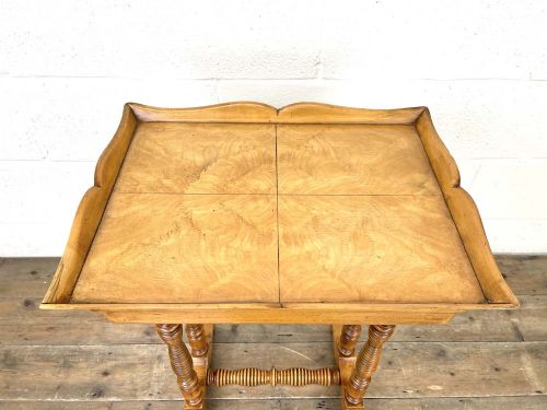 fig 1. Antique Tray Top Hallway Table