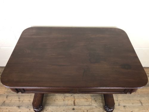 fig 1. Antique 19th Century Mahogany Occasional Table