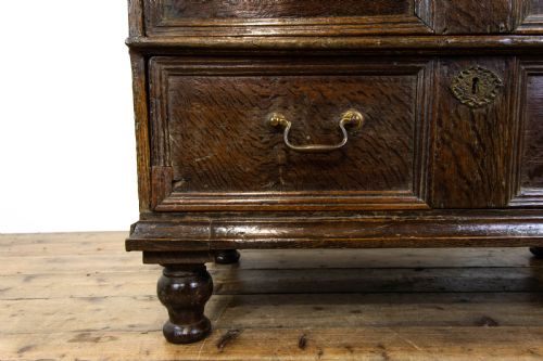 fig 2. 17th Century Oak Chest of Drawers