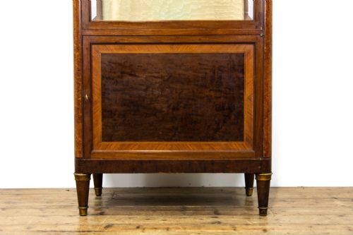fig 1. Antique French Kingwood Display Cabinet