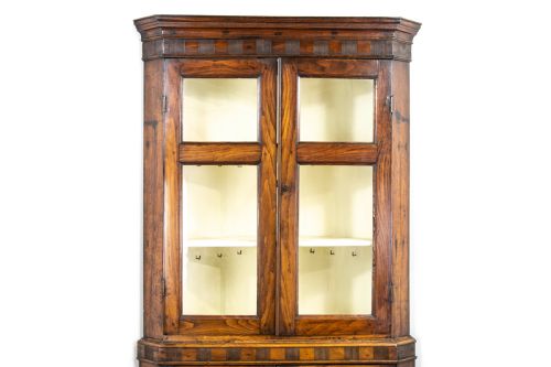 fig 2. Antique Carmarthenshire Oak Corner Cupboard